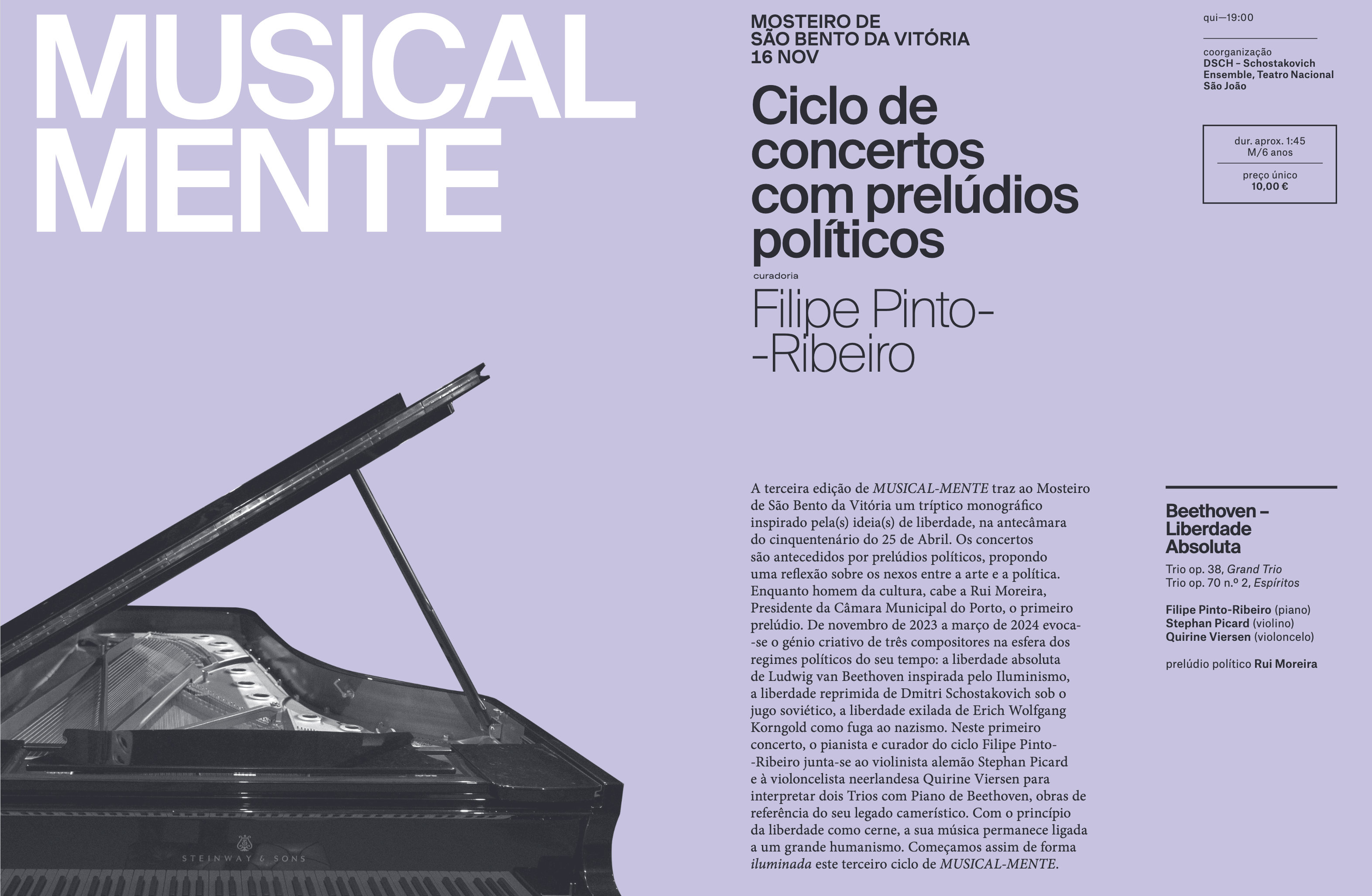 3º Ciclo de Concertos MUSICAL-MENTE